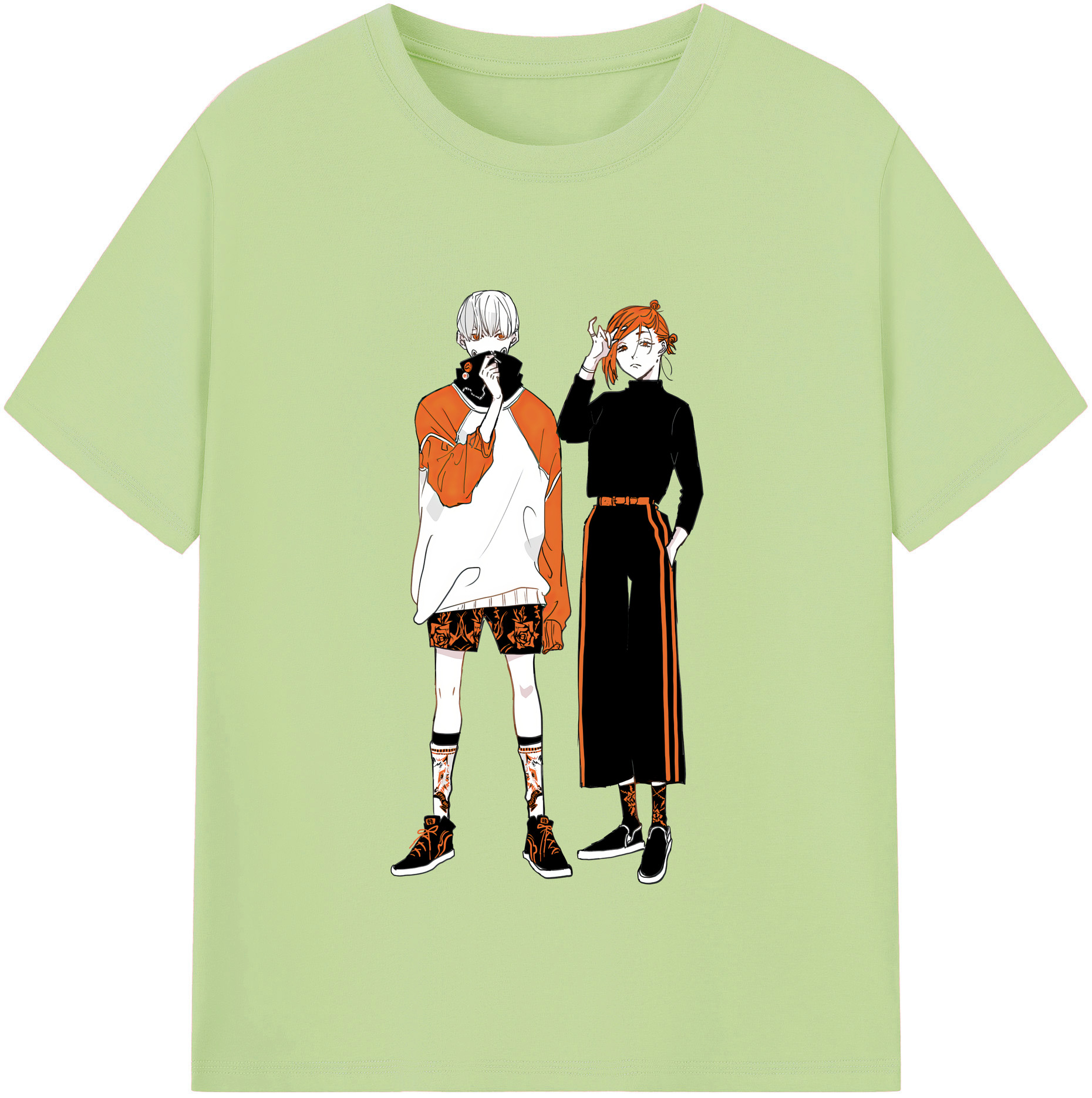 （画像用） 呪術廻戦 Jujutsu Kaisen 綿100％半袖Tシャツ（フロントプリント）